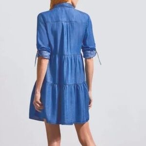 Anthropologie Lyocell Tiered Dress